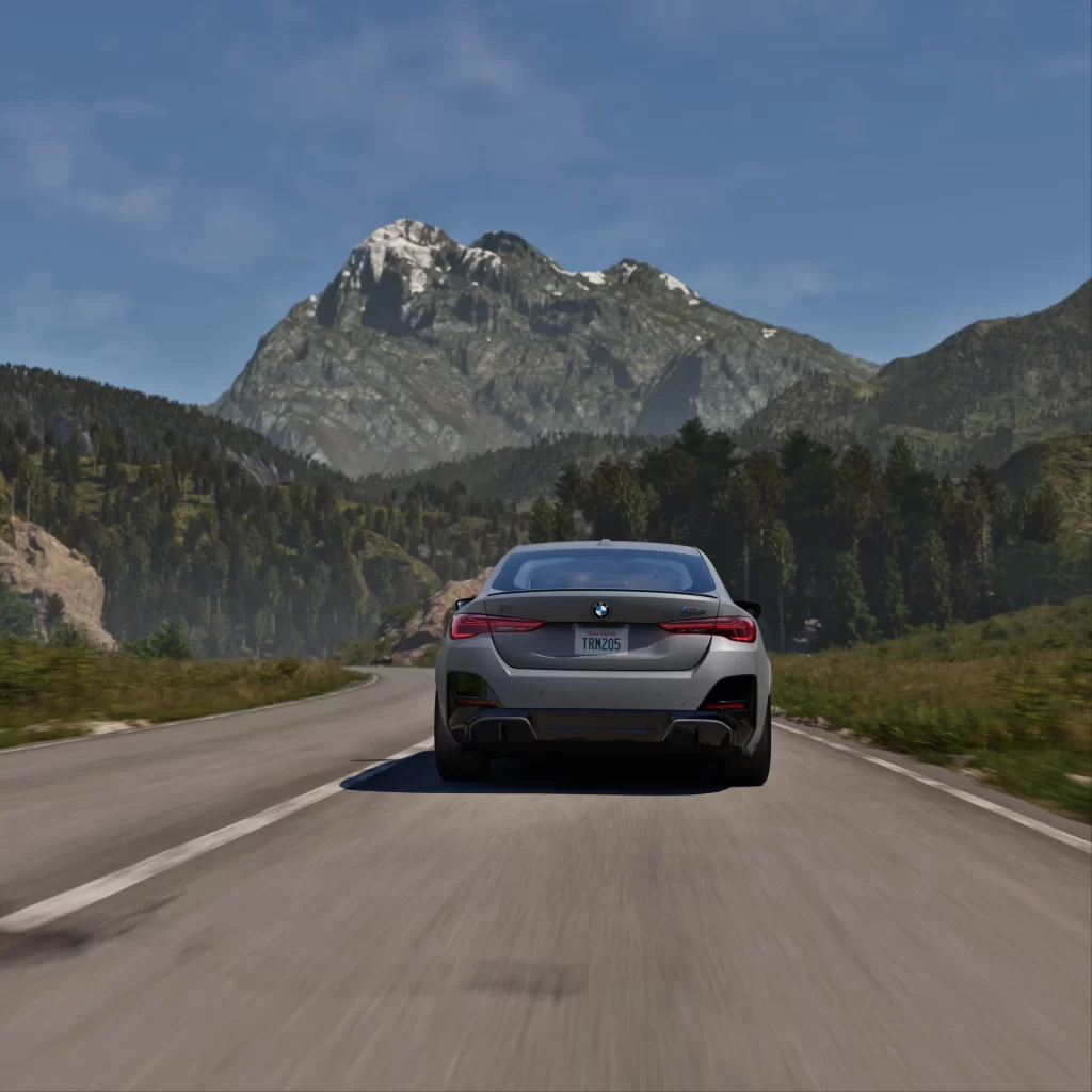 BMW i4 M60 Rear View