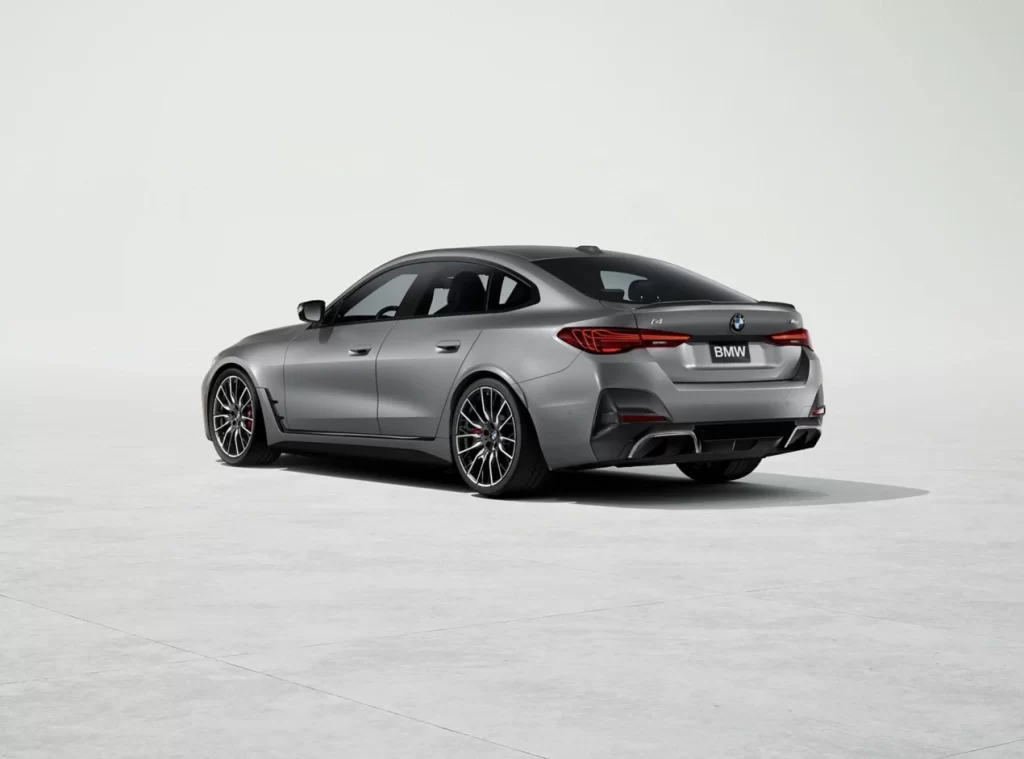 BMW i4 M60 Studio Side Angle View