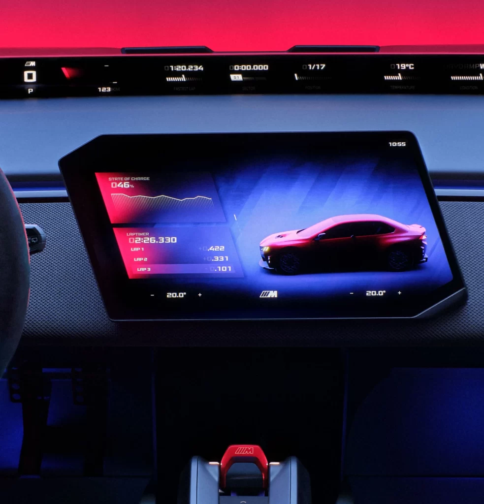 BMW i4 Red Interior View