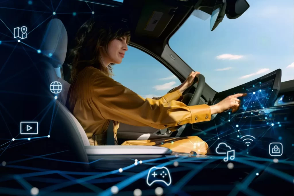 BMW i5 Car Interior View
