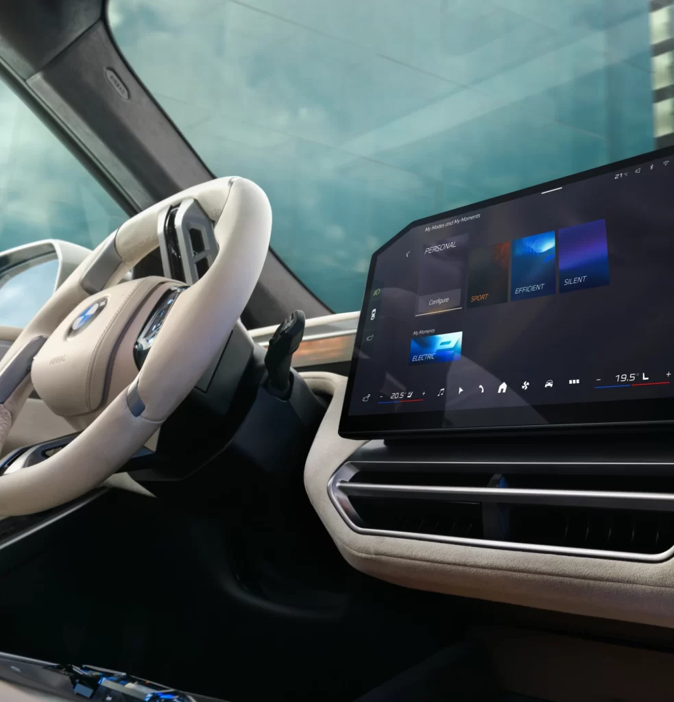 BMW iX Beige Cabin View