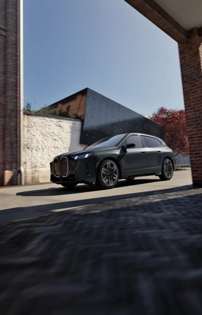 BMW iX Black Side View