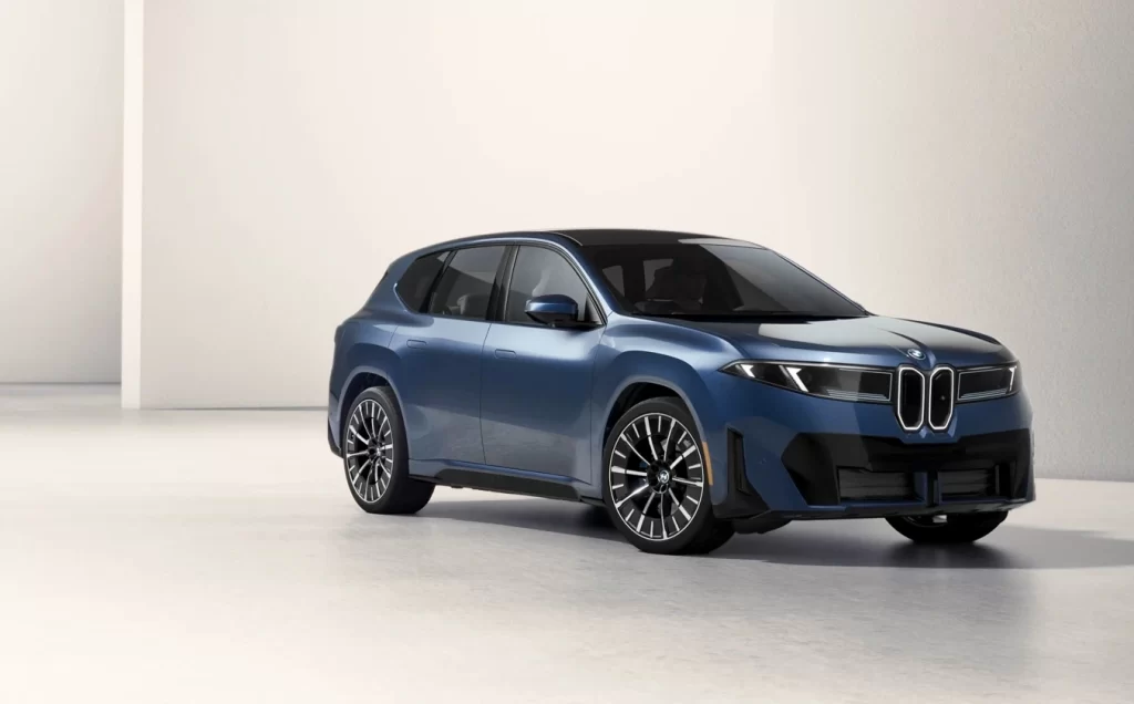 BMW iX Blue Night Profile View