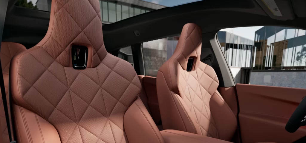 BMW iX Brown Cockpit View