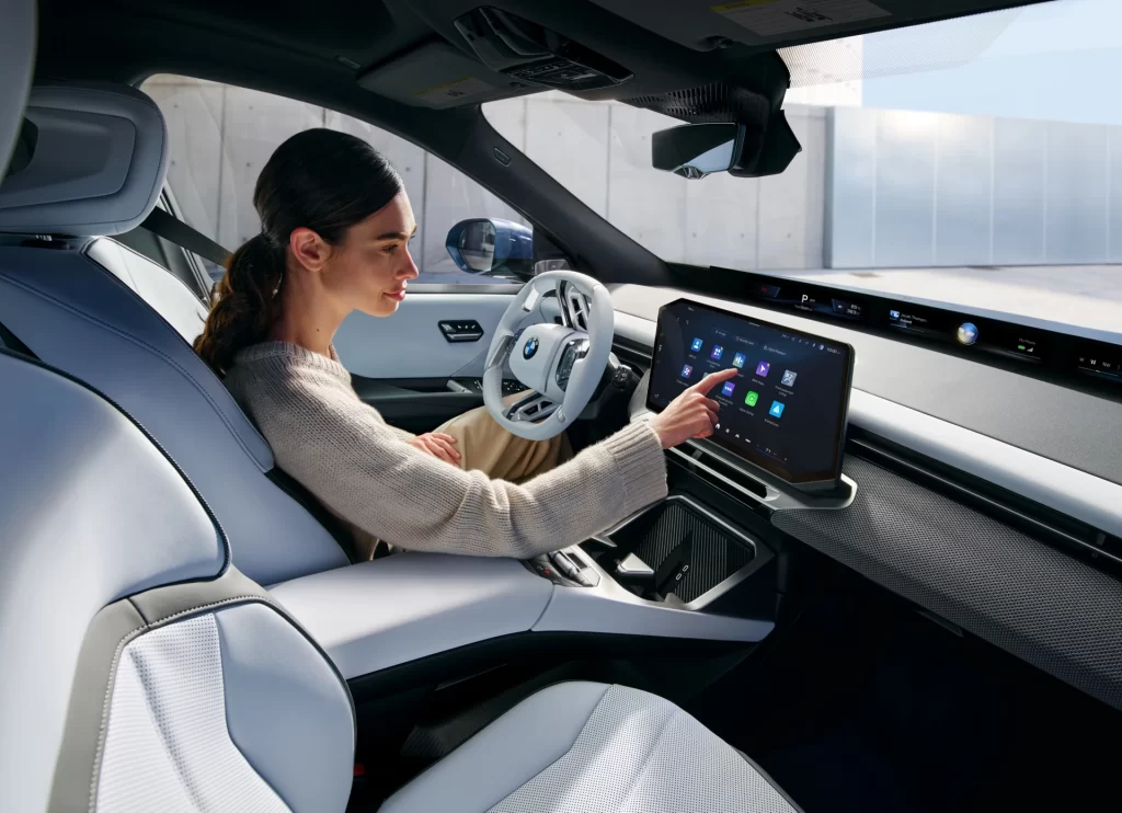 BMW iX Silver Interior View
