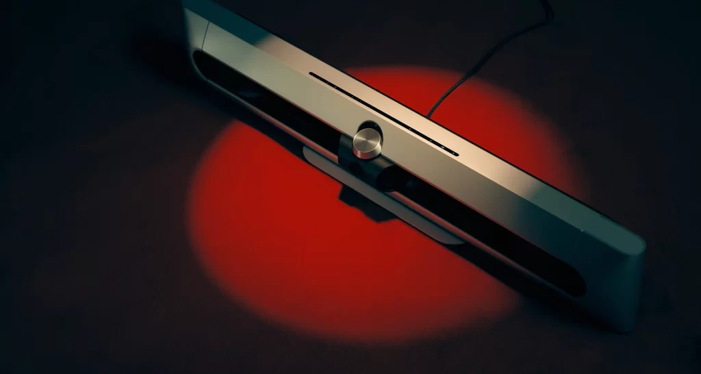 Bang & Olufsen Aluminium Angle View Beosound Premiere Soundbar
