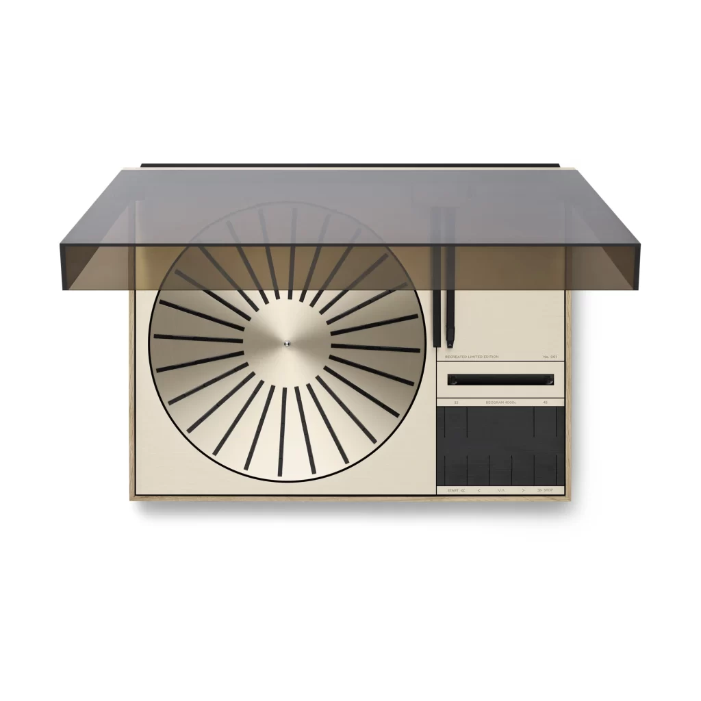 Bang & Olufsen Aluminium Angled View Beogram 4000c Turntable