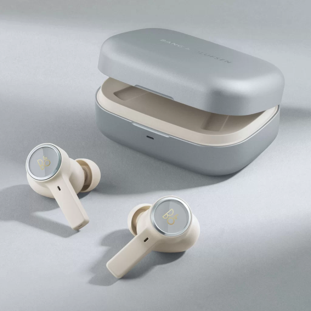 Bang & Olufsen Aluminium Front View Beoplay EX Earbuds