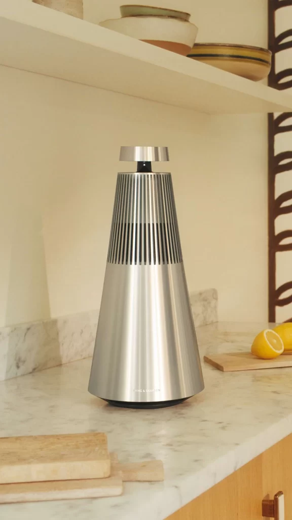 Bang & Olufsen Aluminium Three Quarter View Beosound 2 Speaker