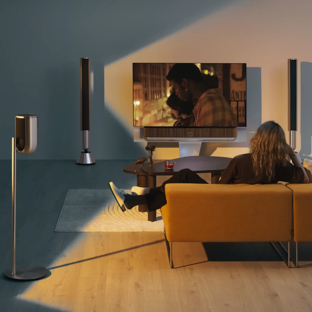 Bang & Olufsen Aluminum Editorial View Beosound Stage Soundbar