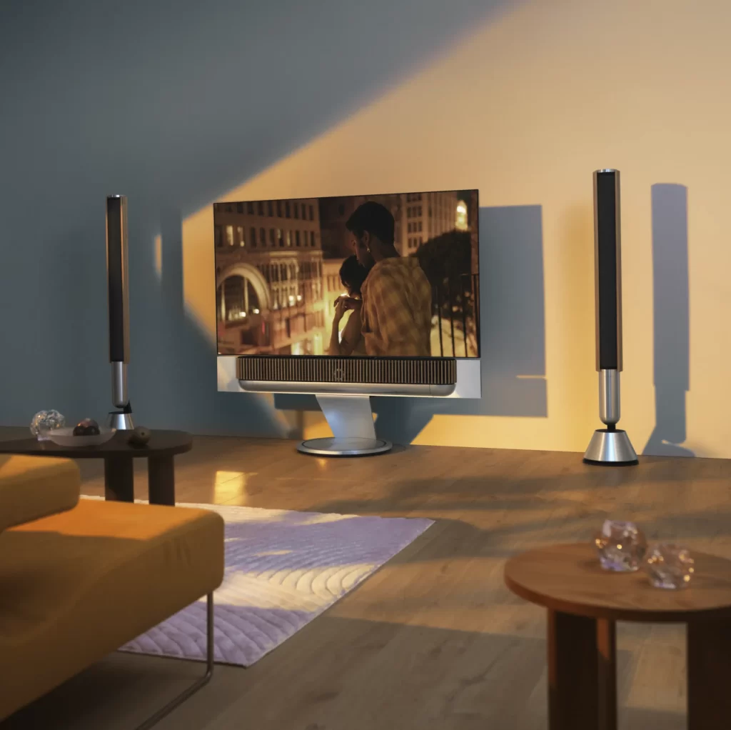 Bang & Olufsen Aluminum Lifestyle View Beosound Stage Soundbar