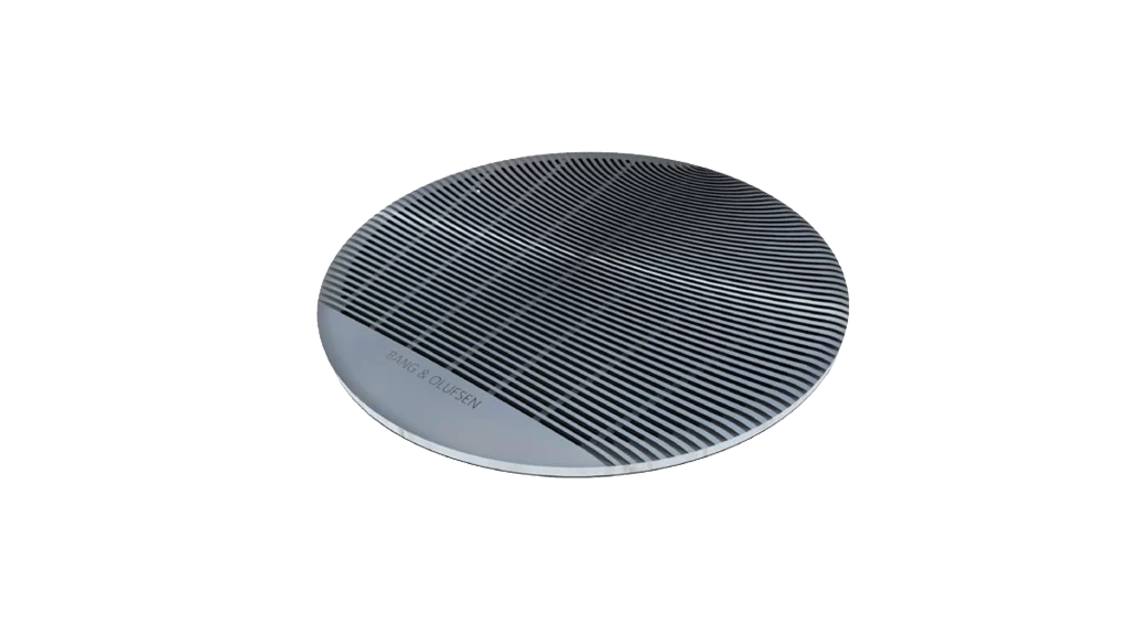 Bang & Olufsen Aluminum Macro Detail View Beosound A9 Soundbar