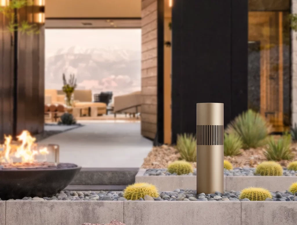 Bang & Olufsen Dark In Use View Beosound Shape Speaker