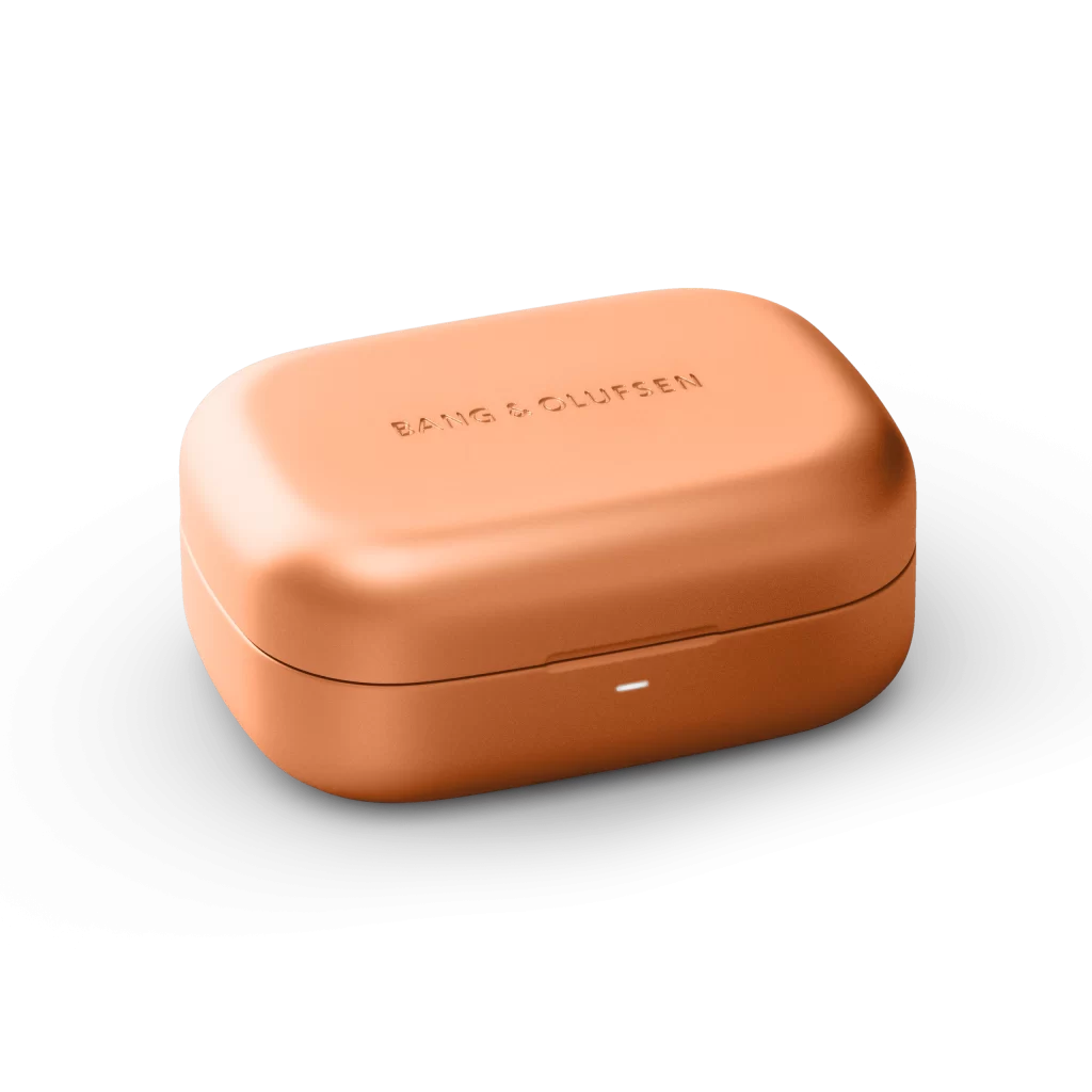 Bang & Olufsen Gold Angled View Beoplay Eleven Earbuds