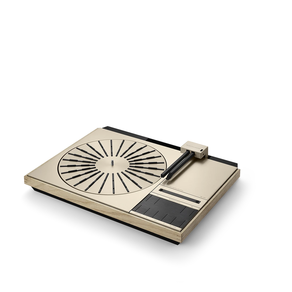Bang & Olufsen Gold Front View Beogram 4000c Turntable