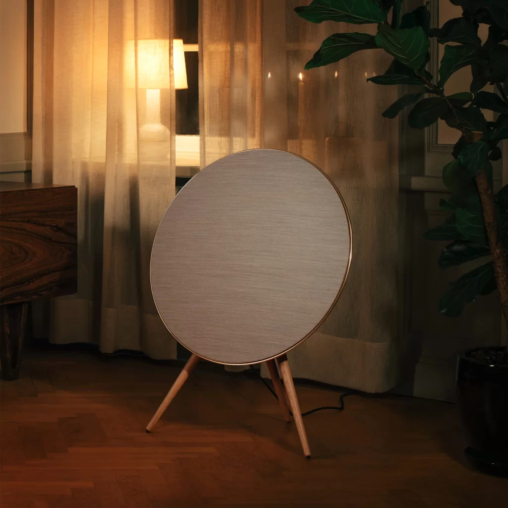 Bang & Olufsen Golden Scene Shot Beosound A9 Speaker