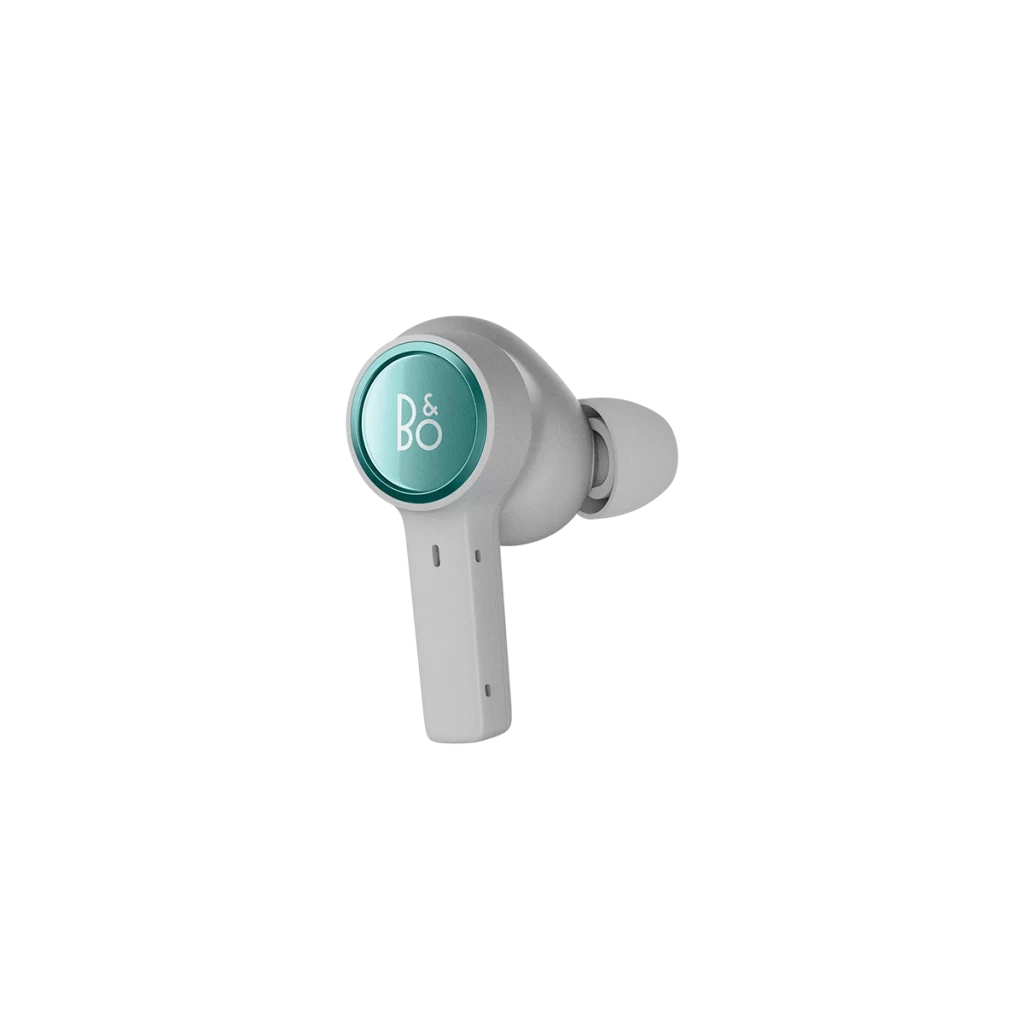 Bang & Olufsen Green Diagonal View Beoplay Eleven Earbuds