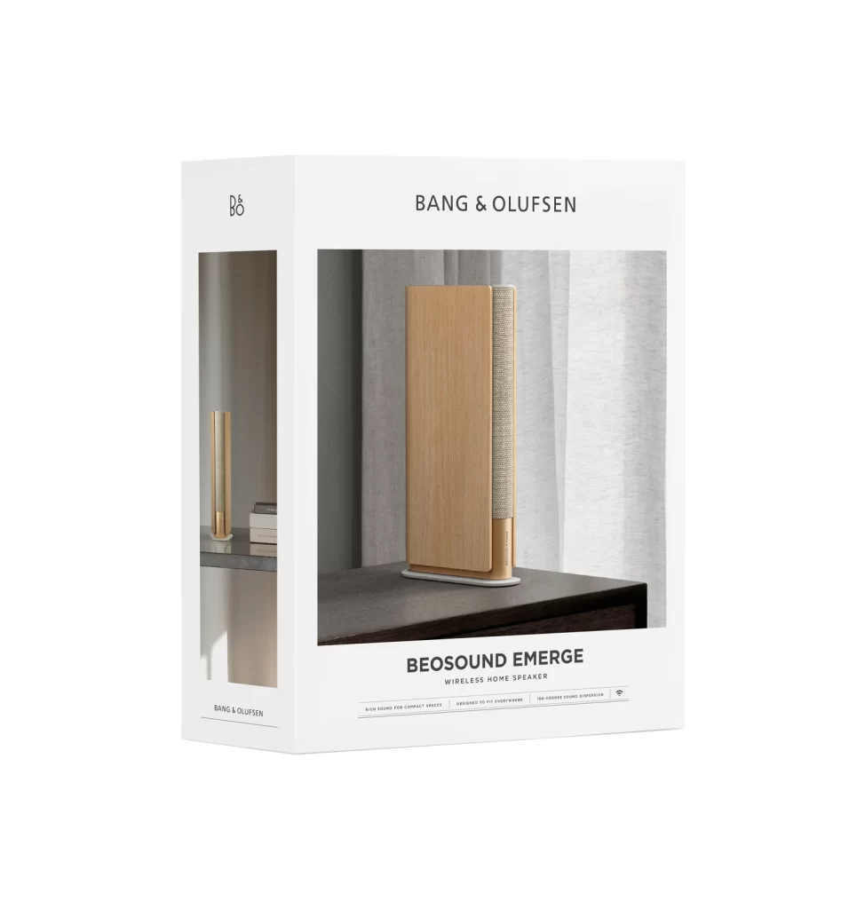 Bang & Olufsen Hero Editorial View Beosound Emerge Speaker