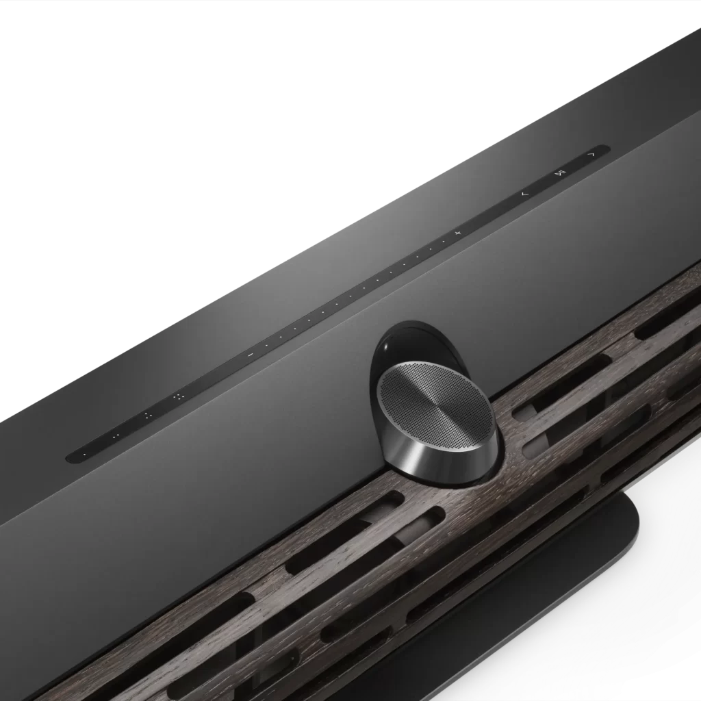 Bang & Olufsen Iconic Macro Detail View Beosound Premiere Soundbar