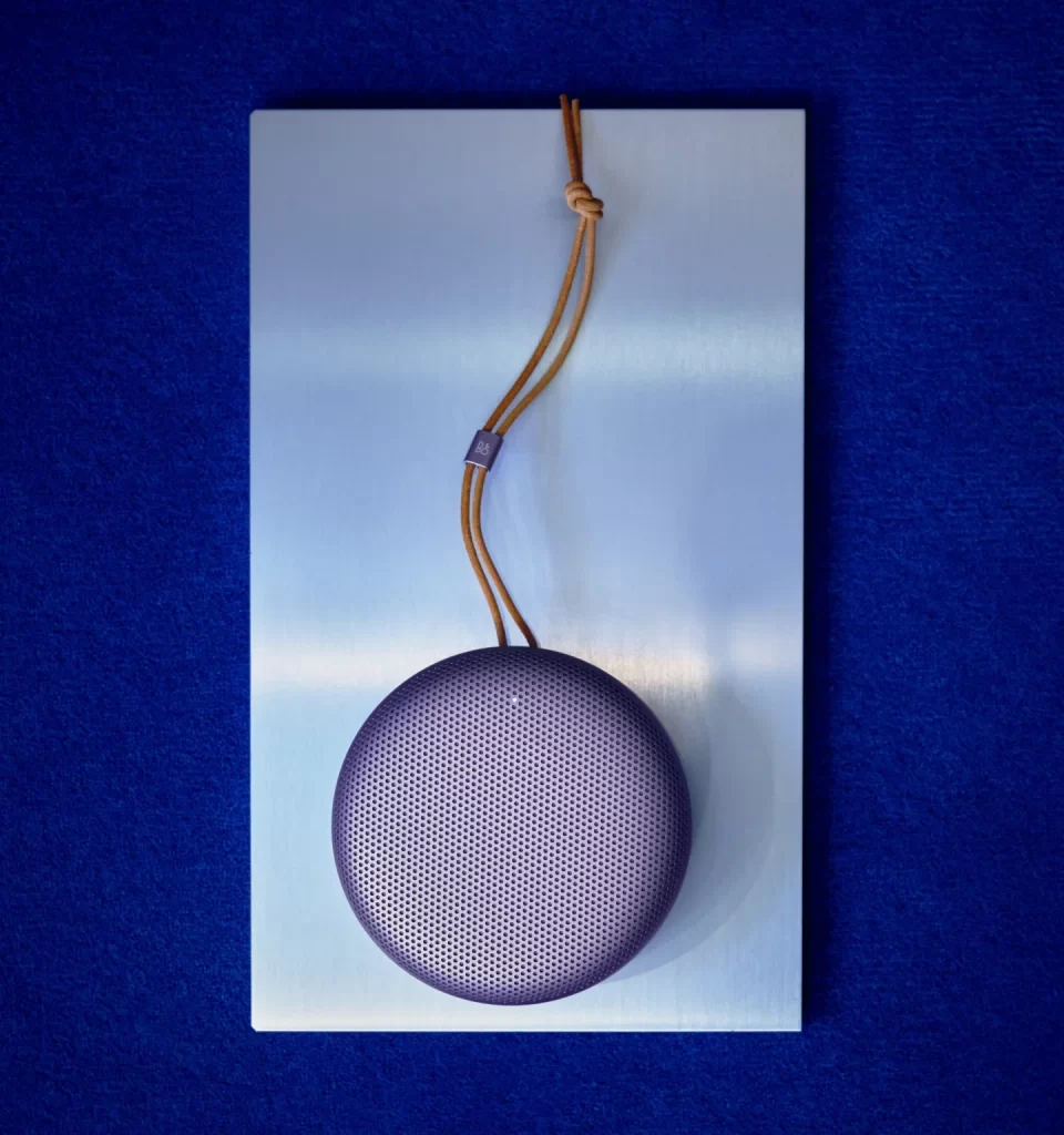 Bang & Olufsen Lavender Macro Detail View Beosound A1 Speaker