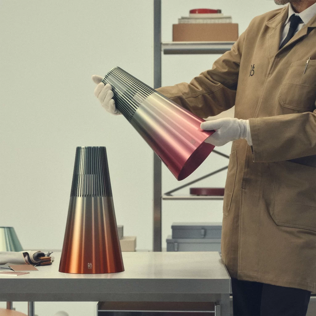 Bang & Olufsen Modern Angled View Beosound Shape Speaker