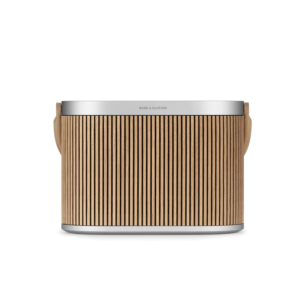 Bang & Olufsen Natural Oak Front Studio View Beosound A9 Speaker