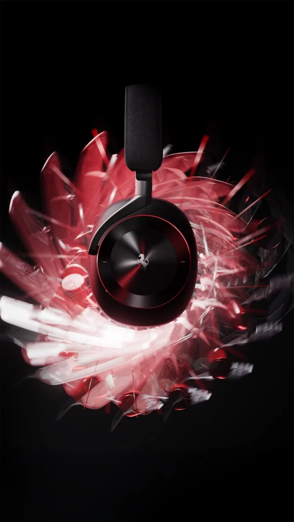 Bang & Olufsen Pair Diagonal View Beoplay H95 Headphones