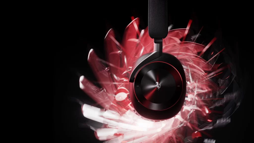 Bang & Olufsen Pair Macro Detail View Beoplay H95 Headphones