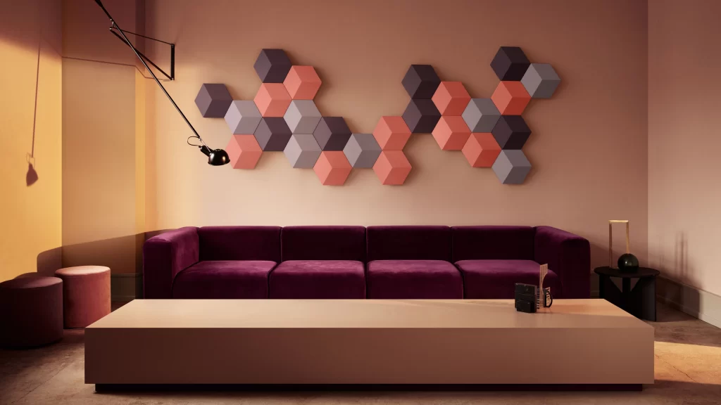 Bang & Olufsen Purple Lifestyle View Beosound Shape Speaker