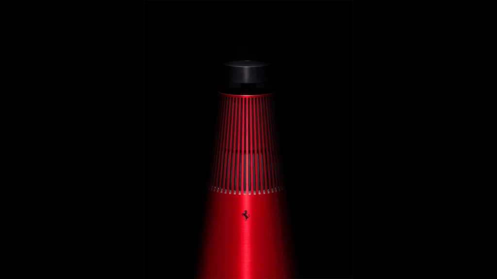 Bang & Olufsen Red Angle View Beosound Stage Soundbar