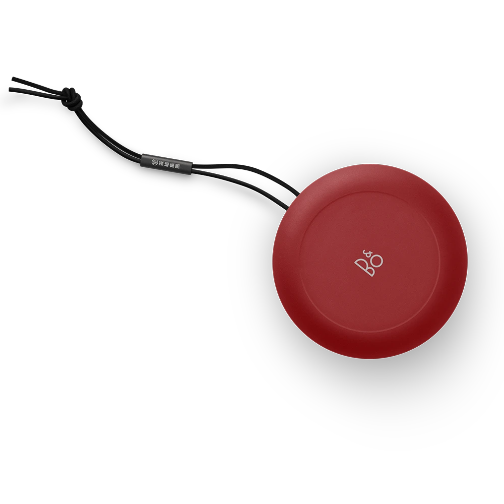 Bang & Olufsen Red Close Up Detail Beosound A1 Speaker