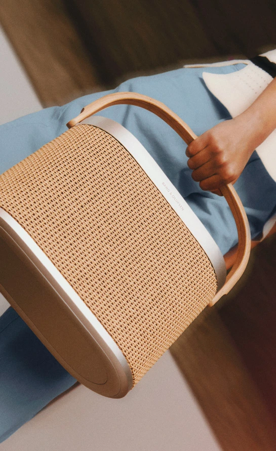 Bang & Olufsen Studio In Use View Beosound A5 Speaker