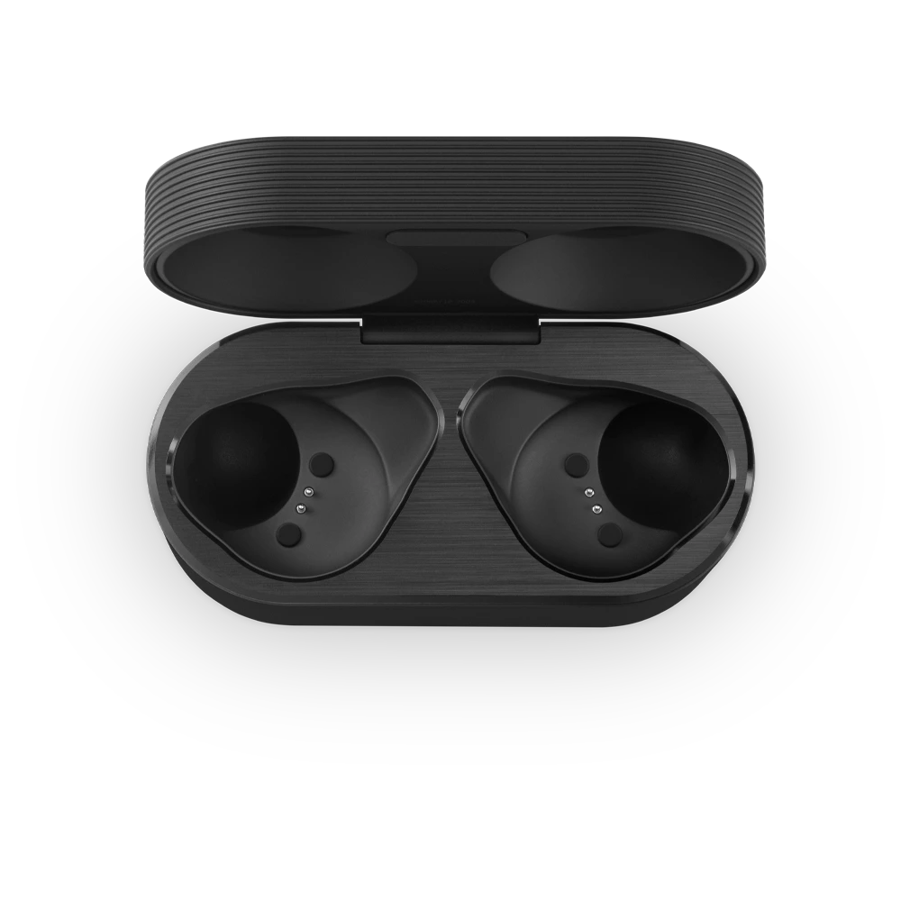Bang & Olufsen Studio Overhead View Beoplay E8 Earbuds