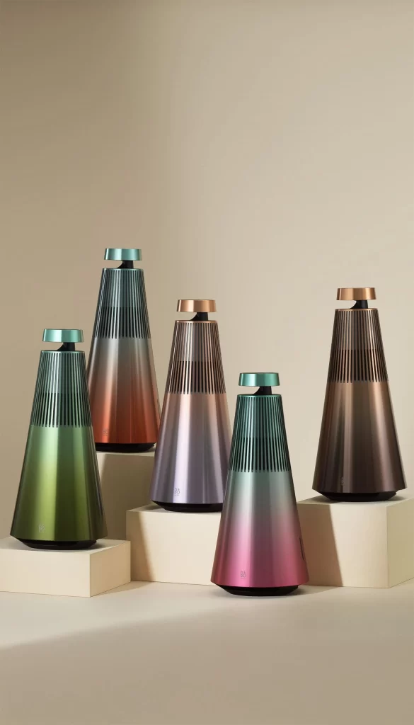 Bang & Olufsen White Top View Beosound 2 Speaker