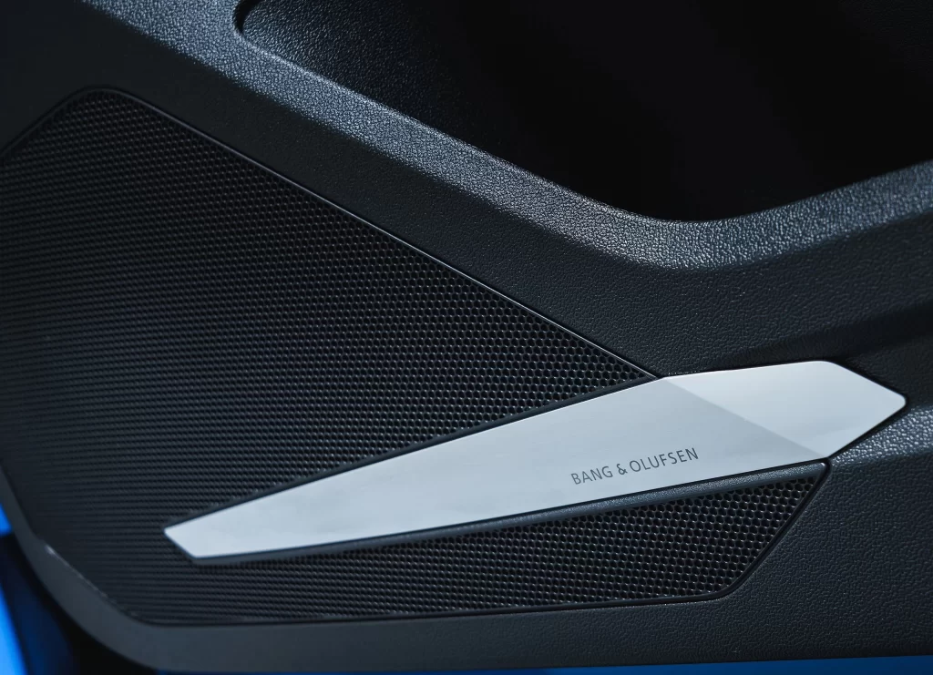 Bang and Olufsen Car Speaker Trim Detail Photography
