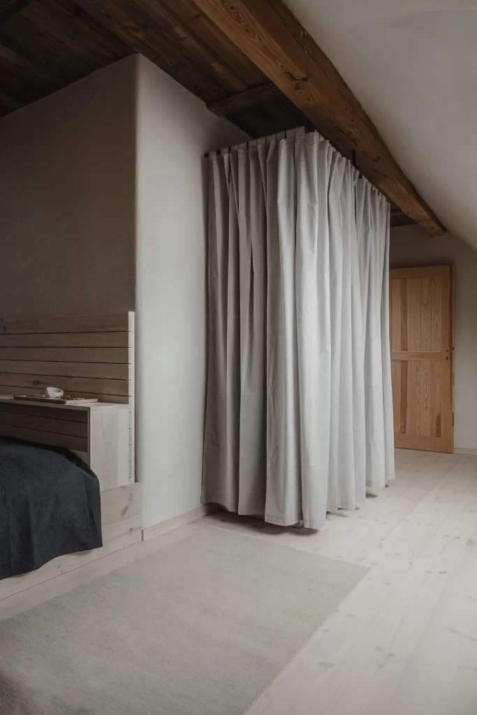 Bedroom Attic Sloped Ceiling Interior