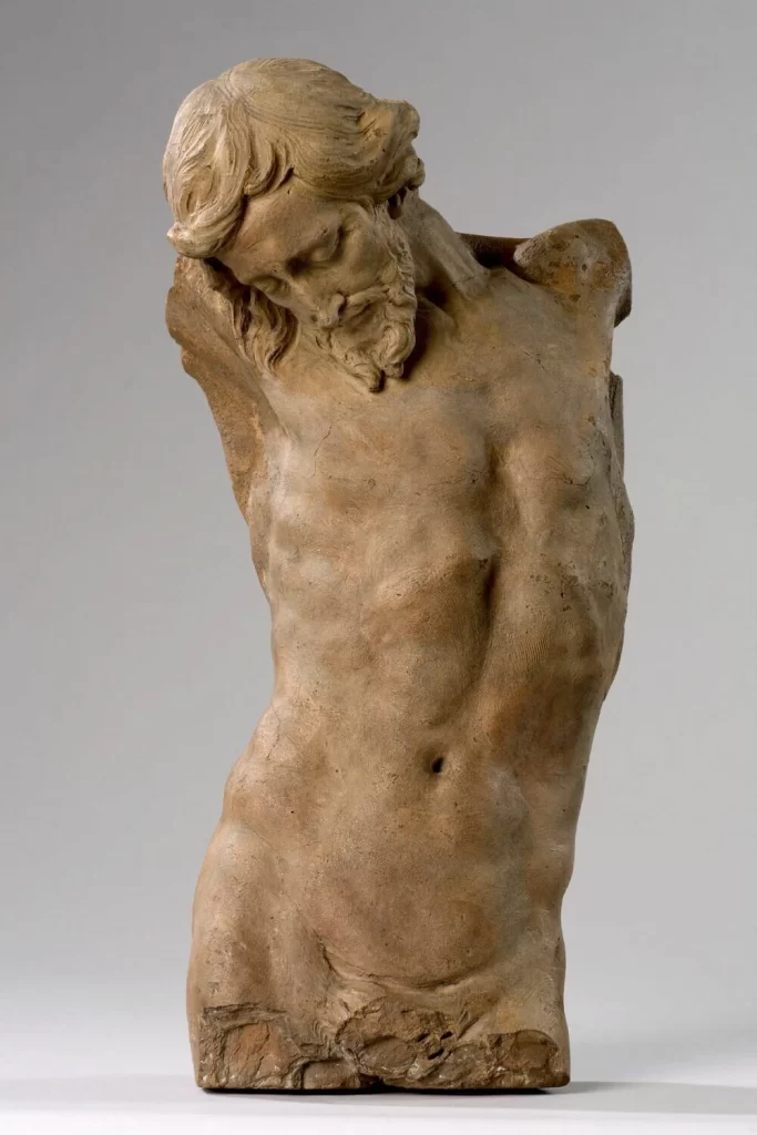 Beige Plaster Bust