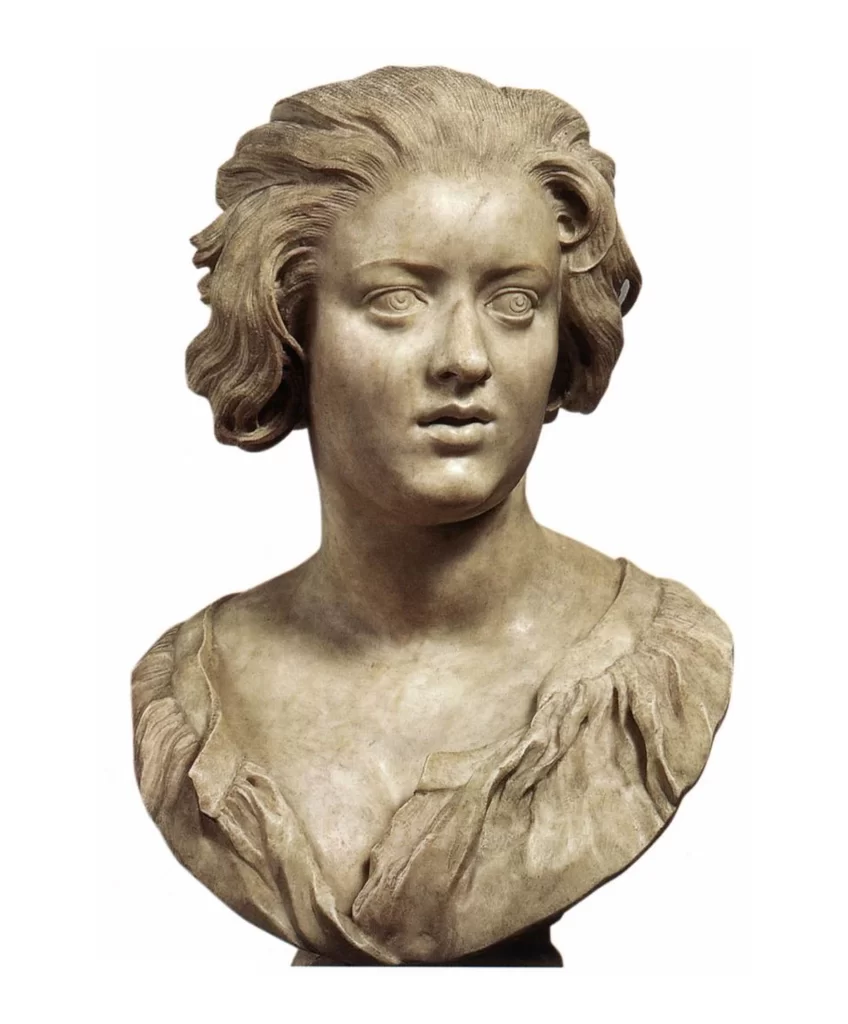 Beige Marble Bust