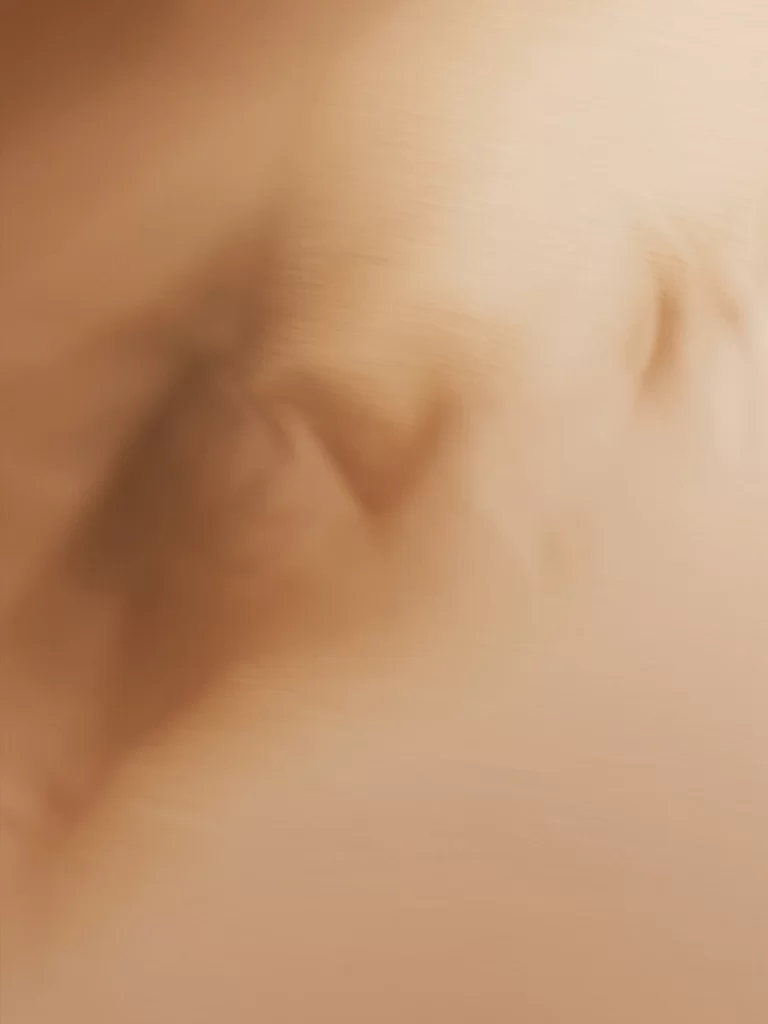 Orange Bokeh Flow Background