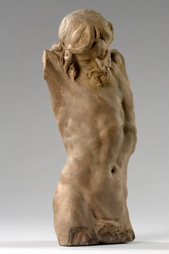 Beige Plaster Bust