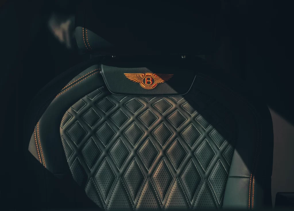 Bentley Diamond Quilted Seat Interior Photography