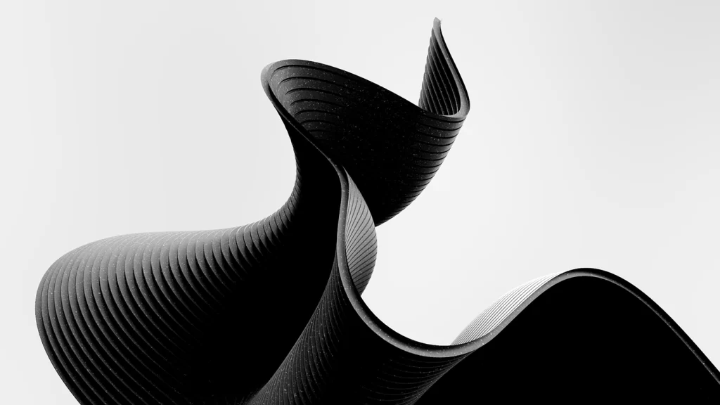 Black 3D Clean Gradient Background