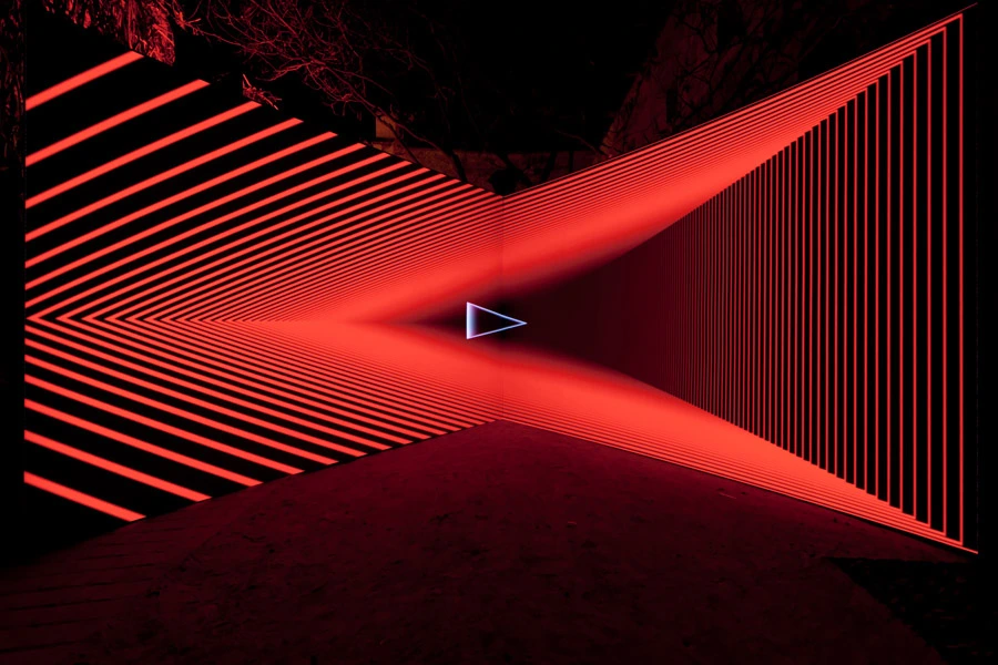 Black 3D Minimal Gradient Background