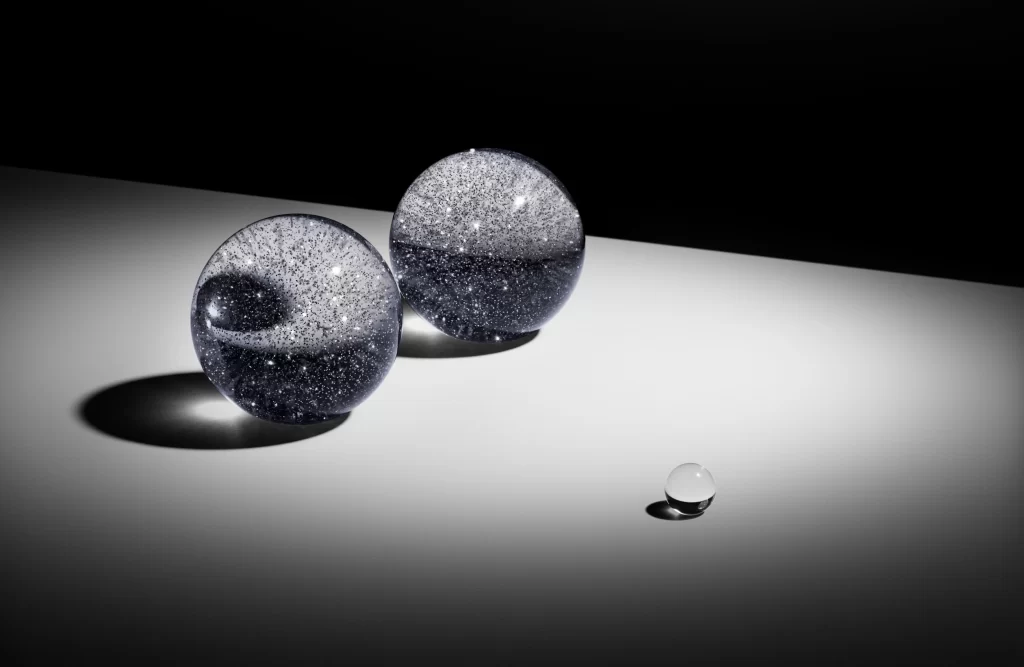 Black 3D Misty Gradient Background