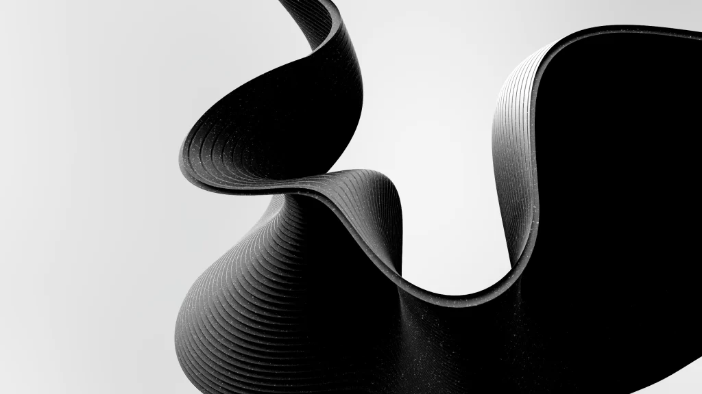 Black 3D Moody Gradient Background