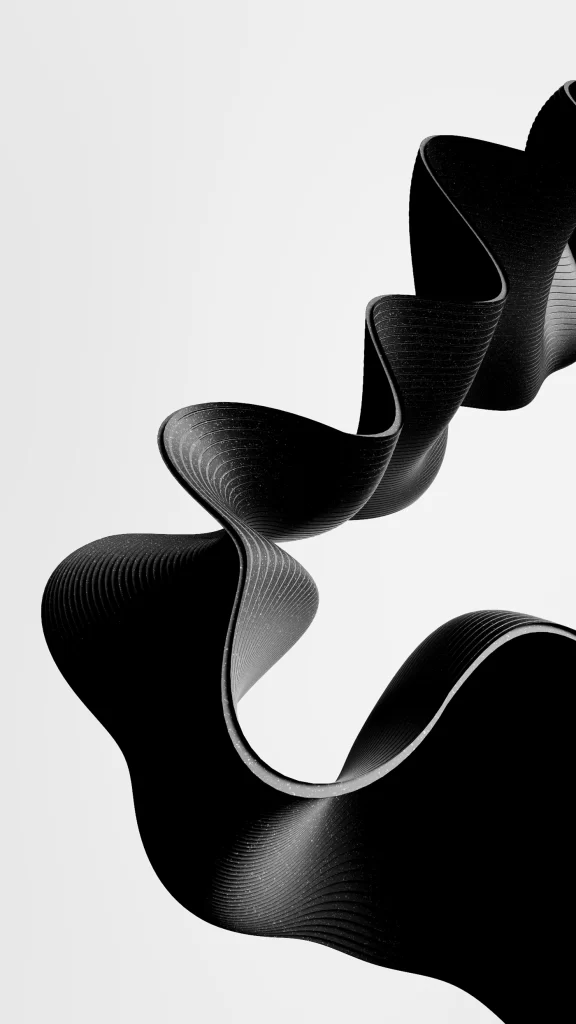 Black 3D Pastel Gradient Background