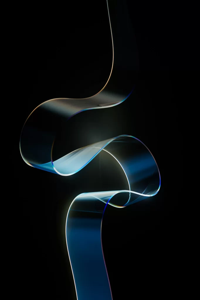 Black 3D Silky Gradient Background