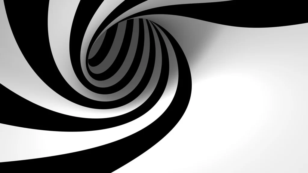 White Gradient Swirl 3D Background