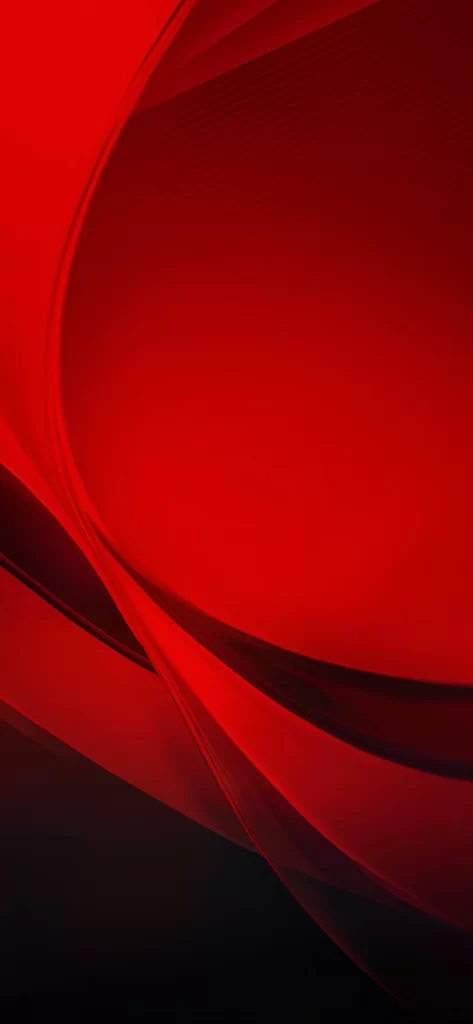 Red Ethereal Curve Abstract Background