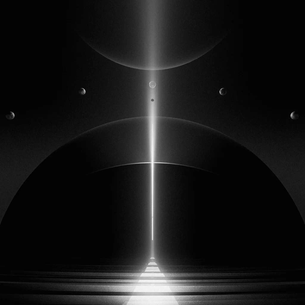 Black Blur 3D Background